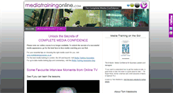 Desktop Screenshot of mediatrainingonline.com